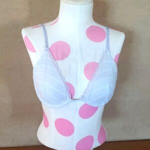 Victoria's Secret striped unlined plunge bra